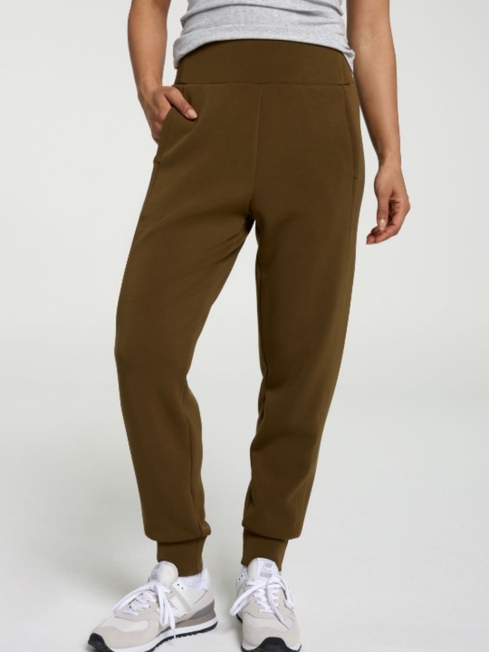 Calia Olive High-Waist Jogger Pants for Women